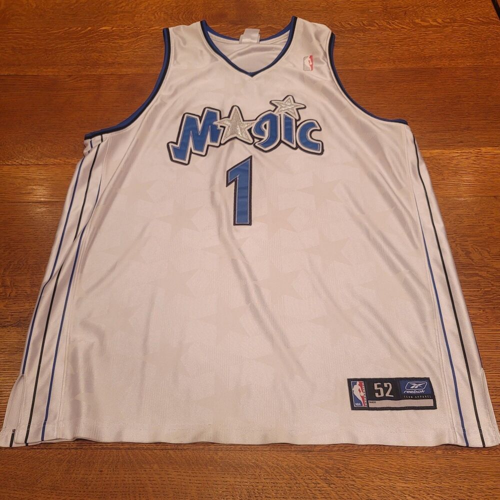 Tracy McGrady Orlando Magic White Reebok Authentic Jersey.